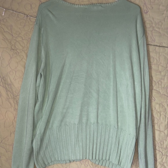 Merona XXL pastel green cardigan. - Picture 3 of 5